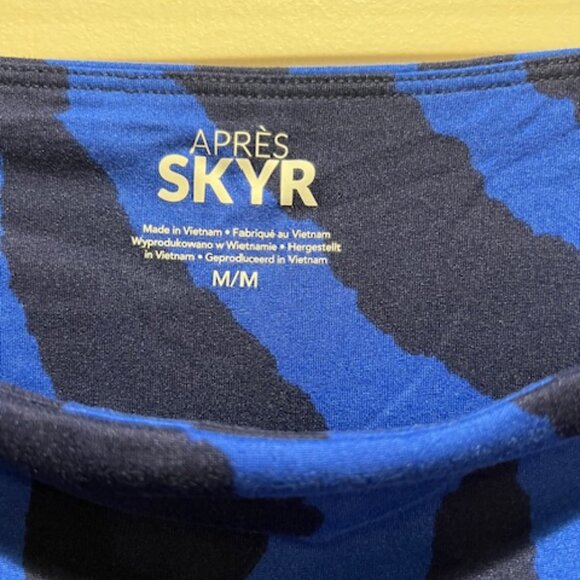 Apres Skyr Ocean Combo High-waisted Baselayer Legging, NWT, Sz L & M - Picture 5 of 5